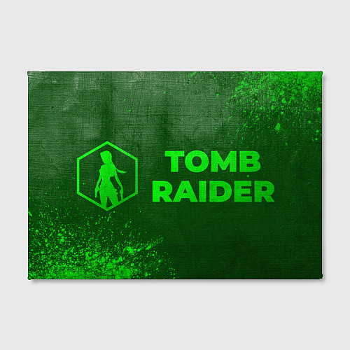 Картина прямоугольная Tomb Raider - green gradient по-горизонтали / 3D-принт – фото 2