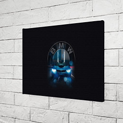 Холст прямоугольный BMW на мосту, цвет: 3D-принт — фото 2