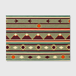 Холст прямоугольный Этнический мотив с горами, цвет: 3D-принт — фото 2