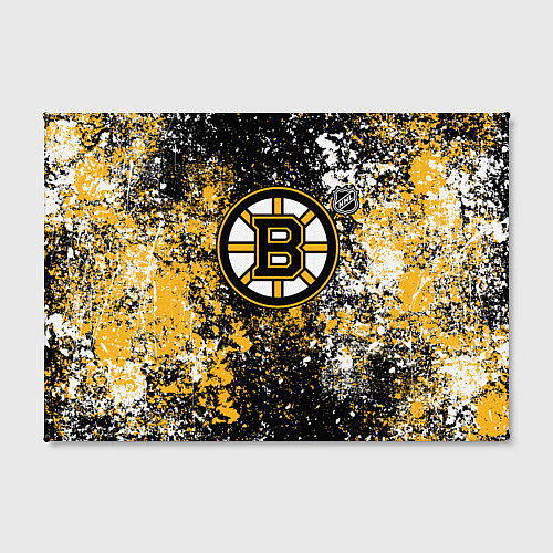 Картина прямоугольная Boston Bruins NHL black / 3D-принт – фото 2