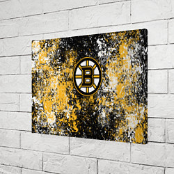 Холст прямоугольный Boston Bruins NHL black, цвет: 3D-принт — фото 2