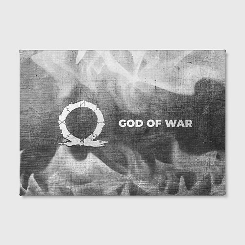 Картина прямоугольная God of War - grey gradient по-горизонтали / 3D-принт – фото 2