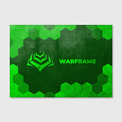 Картина прямоугольная Warframe - green gradient по-горизонтали / 3D-принт – фото 2