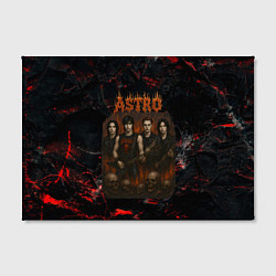 Холст прямоугольный Astro в стиле хэви-метал, цвет: 3D-принт — фото 2