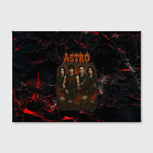 Картина прямоугольная Astro в стиле хэви-метал / 3D-принт – фото 2