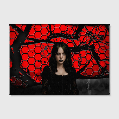 Картина прямоугольная Билли Айлиш готический образ / 3D-принт – фото 2