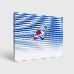 Холст прямоугольный Колорадо Эвеланш - геометрический градиент, цвет: 3D-принт