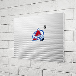 Холст прямоугольный Колорадо Эвеланш - белый геометрический градиент, цвет: 3D-принт — фото 2