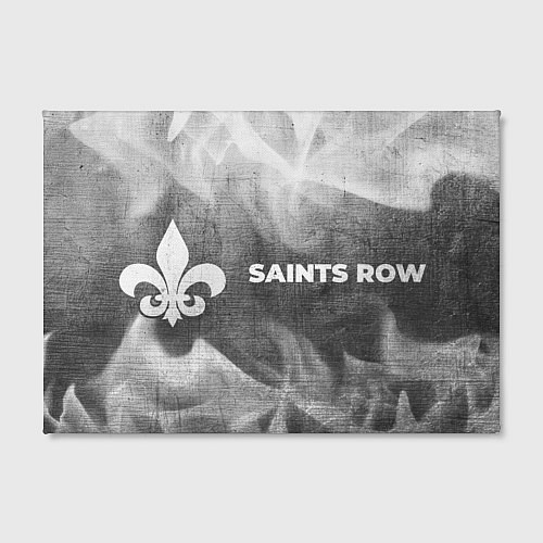 Картина прямоугольная Saints Row - grey gradient по-горизонтали / 3D-принт – фото 2