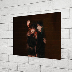 Холст прямоугольный Ху Тао и Сяо пейринг, цвет: 3D-принт — фото 2