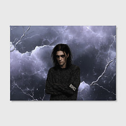 Холст прямоугольный Bones в образе психа, цвет: 3D-принт — фото 2