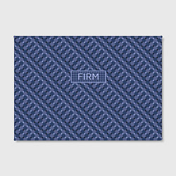 Холст прямоугольный Плавающий эффект - Фирм синий, цвет: 3D-принт — фото 2