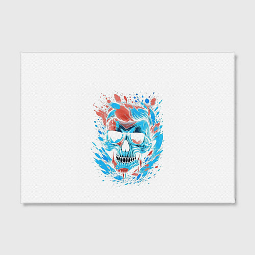 Картина прямоугольная Крутой череп / 3D-принт – фото 2