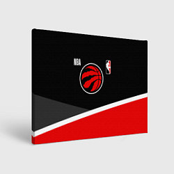 Холст прямоугольный Toronto Raptors - basketball, цвет: 3D-принт