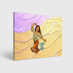 Картина прямоугольная Lana Del Rey танцует