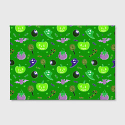 Холст прямоугольный Halloween green, цвет: 3D-принт — фото 2