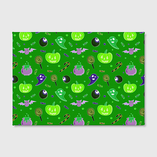 Картина прямоугольная Halloween green / 3D-принт – фото 2