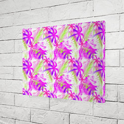 Холст прямоугольный Palm tree pink, цвет: 3D-принт — фото 2
