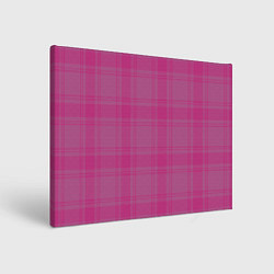 Холст прямоугольный Checkered pink, цвет: 3D-принт