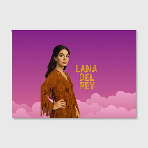 Картина прямоугольная Певица Lana Del Rey / 3D-принт – фото 2