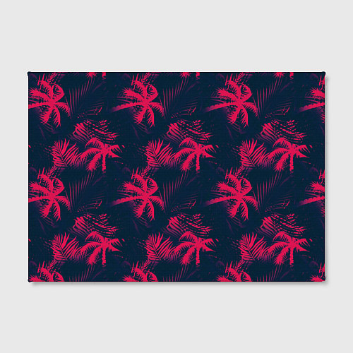 Картина прямоугольная Palm pink black / 3D-принт – фото 2