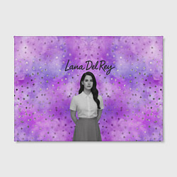 Холст прямоугольный Lana Del Rey в черно-белом, цвет: 3D-принт — фото 2