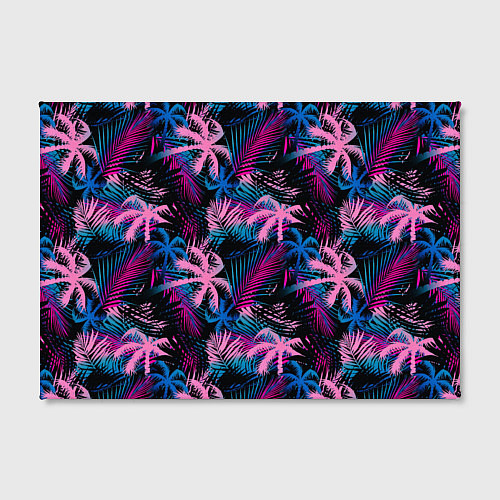 Картина прямоугольная Palm pink blue pink / 3D-принт – фото 2