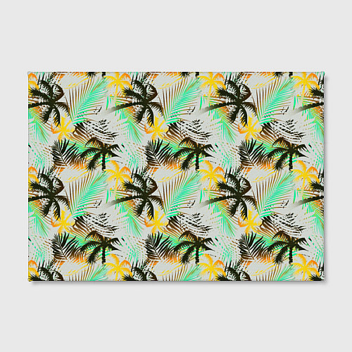 Картина прямоугольная Palm black yellow white / 3D-принт – фото 2