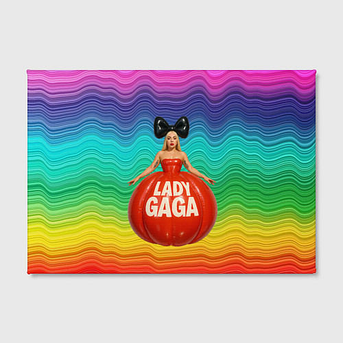 Картина прямоугольная Леди Гага в круглом надувном платье / 3D-принт – фото 2