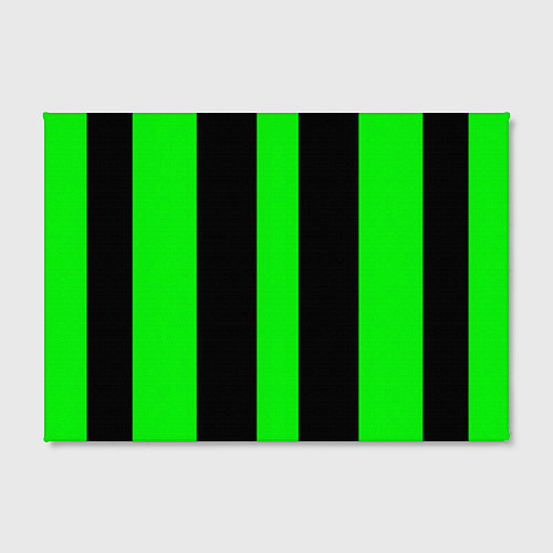 Картина прямоугольная Color green black lines / 3D-принт – фото 2