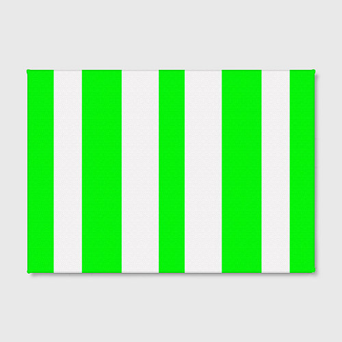 Картина прямоугольная Color light green white lines / 3D-принт – фото 2