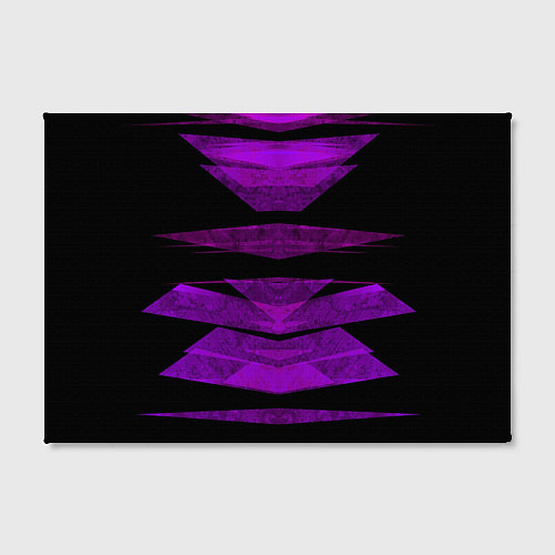 Картина прямоугольная Color purple black strip / 3D-принт – фото 2