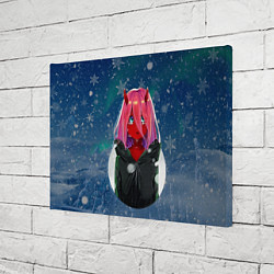 Холст прямоугольный Anime XX Zero Two Kid, цвет: 3D-принт — фото 2