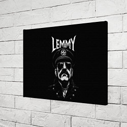 Холст прямоугольный Motorhead - lemmy, цвет: 3D-принт — фото 2