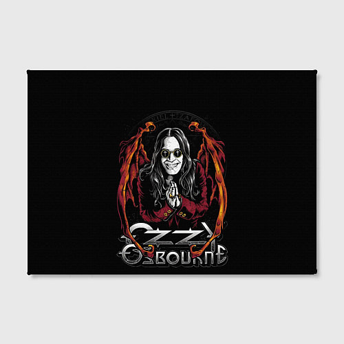 Картина прямоугольная Ozzy Osbourne with wings / 3D-принт – фото 2