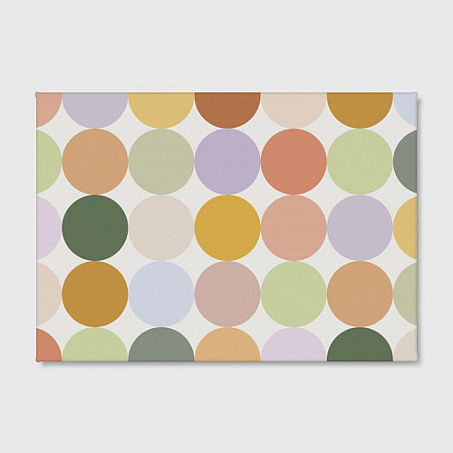 Картина прямоугольная Цветочный горошек / 3D-принт – фото 2