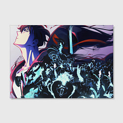 Холст прямоугольный Сон Джин Ву и демоны Solo leveling, цвет: 3D-принт — фото 2