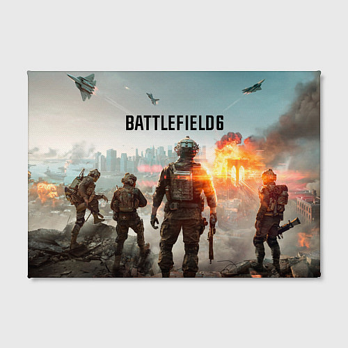 Картина прямоугольная Солдаты из Battlefield 6 / 3D-принт – фото 2