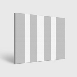 Холст прямоугольный Color white grey, цвет: 3D-принт