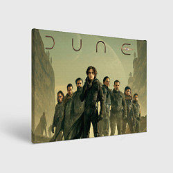 Холст прямоугольный Главные герои Dune part one, цвет: 3D-принт