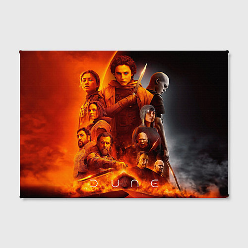 Картина прямоугольная Главные герои Dune part two / 3D-принт – фото 2
