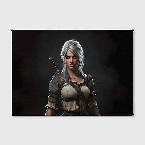 Картина прямоугольная Цири Ведьмак / 3D-принт – фото 2