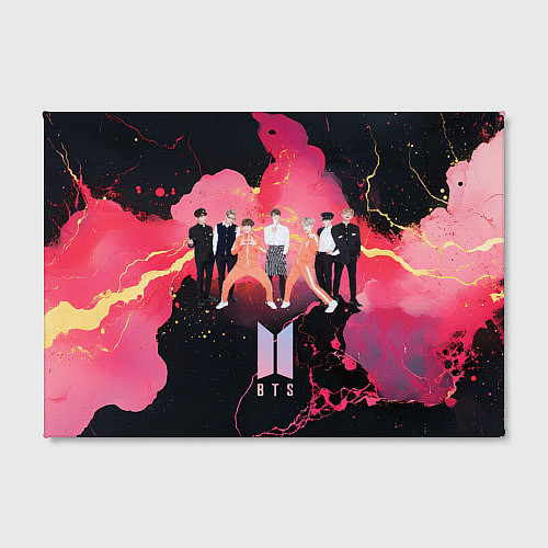 Картина прямоугольная BTS k-pop music / 3D-принт – фото 2