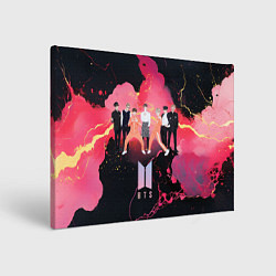 Картина прямоугольная BTS k-pop music