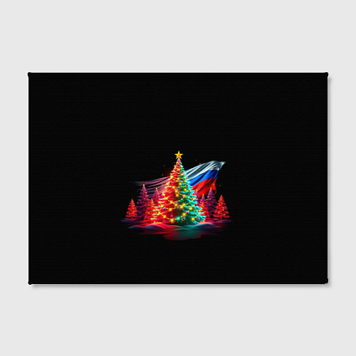 Картина прямоугольная Ёлочные чудеса / 3D-принт – фото 2