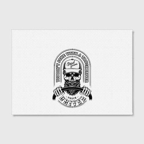 Картина прямоугольная Водитель грузовика / 3D-принт – фото 2