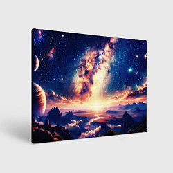 Холст прямоугольный Фантастический рассвет, цвет: 3D-принт