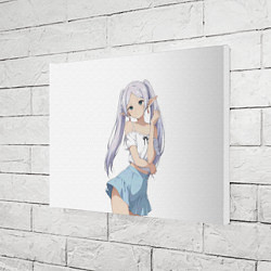 Холст прямоугольный Elf Frieren, цвет: 3D-принт — фото 2