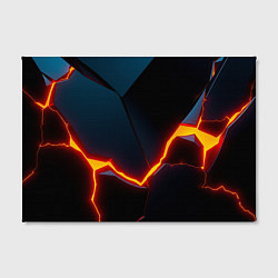 Холст прямоугольный Breaking block, цвет: 3D-принт — фото 2