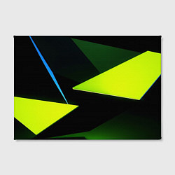 Холст прямоугольный Geometric shapes, цвет: 3D-принт — фото 2